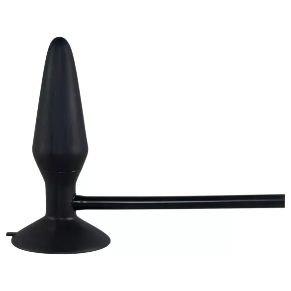 You2Toys True Black - plug anale gonfiabile - silicone nero