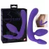 Tripla - dildo strap-on senza cintura - triplo stimolo - silicone viola