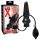 LATEX - plug anale gonfiabile grande - nero