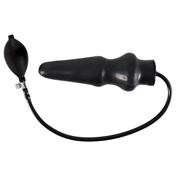 Late X plug anale grande gonfiabile (nero)