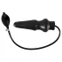 Late X plug anale grande gonfiabile (nero)