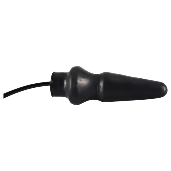 Late X plug anale grande gonfiabile (nero)