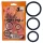 You2Toys - Anello fallico triplo - silicone nero