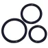 You2Toys - Anello fallico triplo - silicone nero