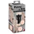 You2Toys - masturbatore doppio vagina e ano - silicone nero