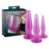 You2Toys - plug anale set 3 pezzi - silicone viola