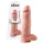 King Cock - dildo realistico con testicoli - grande 30 cm - colore naturale