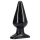 Doc Johnson - plug anale - grande, classico, nero - 14,5 cm