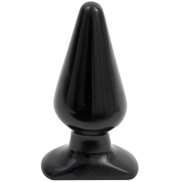 Doc Johnson - plug anale - grande, classico, nero - 14,5 cm
