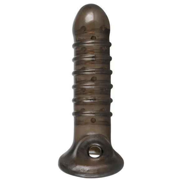 Rebel - guaina fallica stimolante con rilievi - grigio