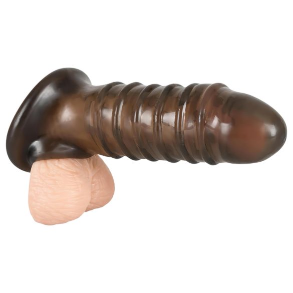 Rebel - guaina fallica stimolante con rilievi - grigio