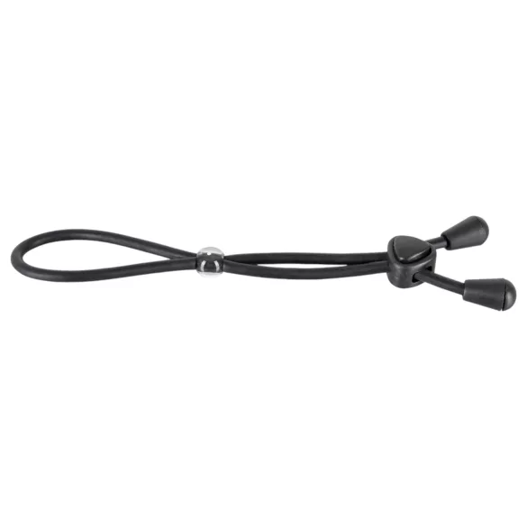 Bad Kitty - anello per pene e testicoli - silicone nero