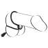 Bad Kitty - anello per pene e testicoli - silicone nero