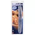 Kristály - doppio dildo - vetro trasparente 34cm