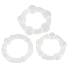   You2Toys - Sii duro! set di anelli fallici - trasparente (3 pezzi)