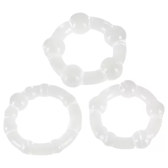 You2Toys - Sii duro! set di anelli fallici - trasparente (3 pezzi)