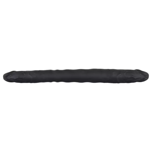 Bad Kitty - doppio dildo - flessibile - silicone nero