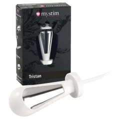 mystim Tristan - dildo elettrostimolatore anale - bianco