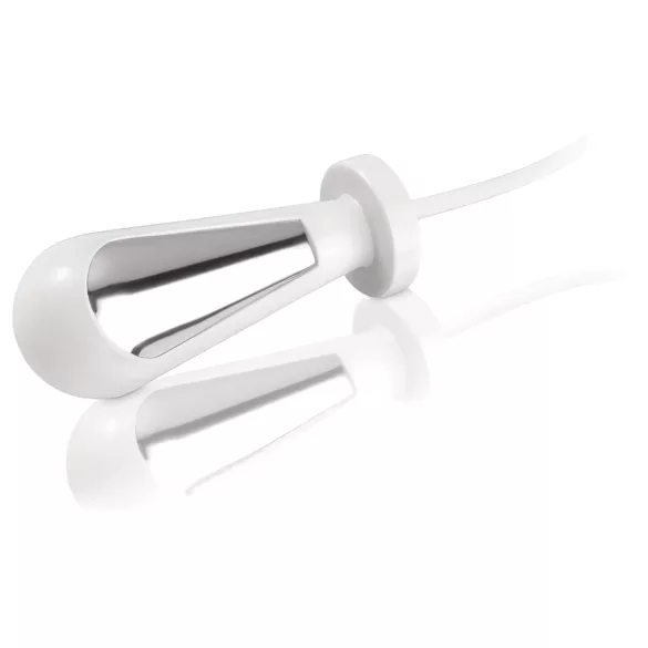 mystim Tristan - dildo elettrostimolatore anale - bianco