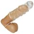 Crystal Skin - guaina pene con anello - trasparente