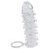 Crystal Skin - guaina pene con anello - trasparente