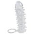 Crystal Skin - guaina pene con anello - trasparente