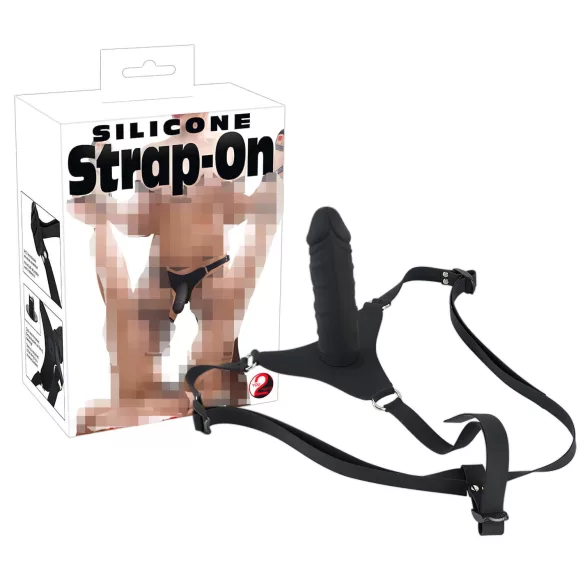 You2Toys - Strap-on in silicone - dildo indossabile (nero)
