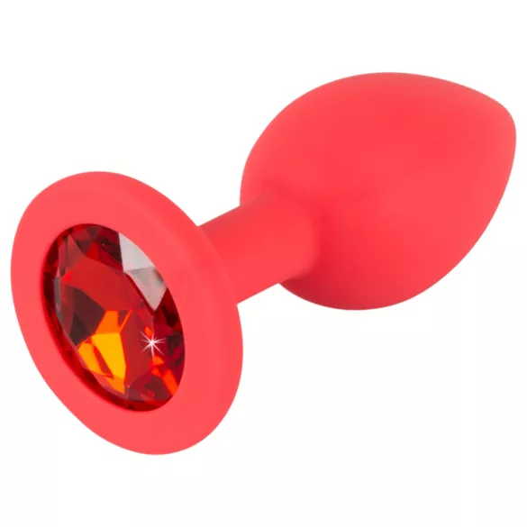 Colorful JOY - plug anale piccolo - silicone rosso