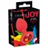 Colorful JOY - plug anale piccolo - silicone rosso