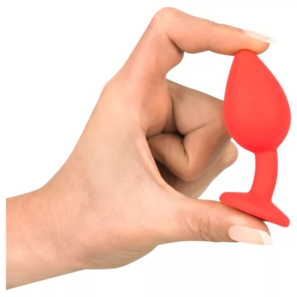 Colorful JOY - plug anale piccolo - silicone rosso