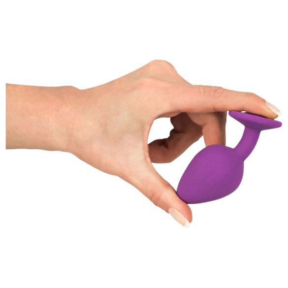 Colorful JOY - plug anale medio - silicone viola