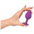 Colorful JOY - plug anale medio - silicone viola