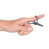 Penisplug - anello pene in silicone con dilatatore conico - grigio
