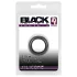 Black Velvets - anello fallico spesso - silicone nero 2,6 cm