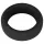 Black Velvets - anello fallico spesso 3,2 cm - nero