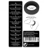 Black Velvets - anello fallico spesso 3,2 cm - nero