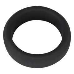 Black Velvets - anello fallico spesso - silicone nero 3,8 cm