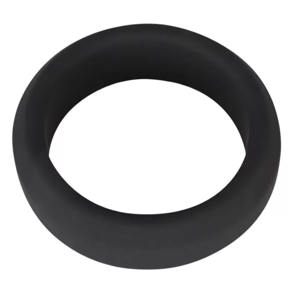 Black Velvets - anello fallico spesso - silicone nero 3,8 cm
