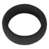 Black Velvets - anello fallico spesso - silicone nero 3,8 cm