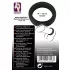 Black Velvets - anello fallico spesso - silicone nero 3,8 cm