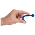 Dilator Sperm Stopper - dilatatore uretrale con sfera - silicone blu