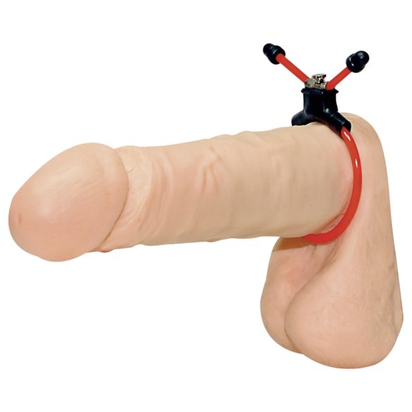 You2Toys - anello fallico regolabile - silicone rosso
