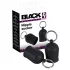 Black Velvets - succhiatore capezzoli con anello metallico - nero