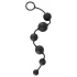 Black Velvets - dildo anale con 6 perle (nero)