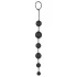 Black Velvets - dildo anale con 6 perle (nero)