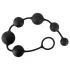 Black Velvets - dildo anale con 6 perle (nero)