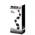 Black Velvets - dildo anale con 6 perle (nero)