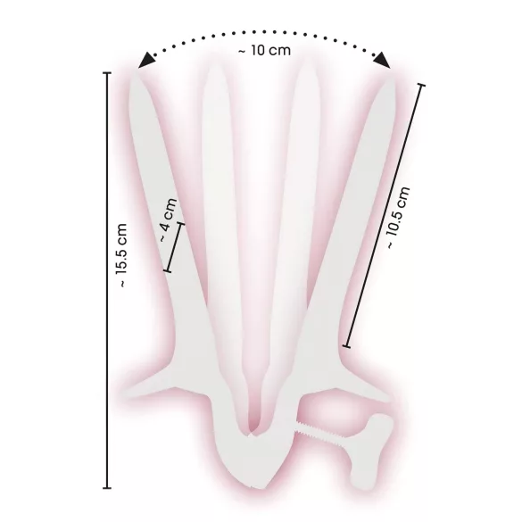 Fetish - Speculum vaginale (dilatatore vaginale) - acciaio