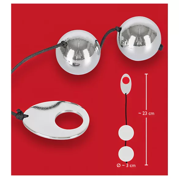 Bad Kitty - pallina vaginale - metallo argentato