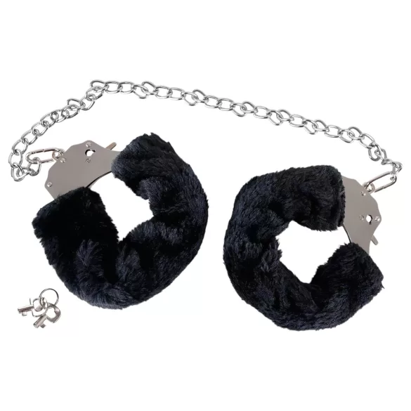 You2Toys - manette peluche con catena lunga - nero
